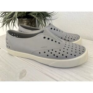 NATIVE‎ Miller Slip-On Water Shoes Women Sz 10 Waterproof Men 8 Gray Rubber